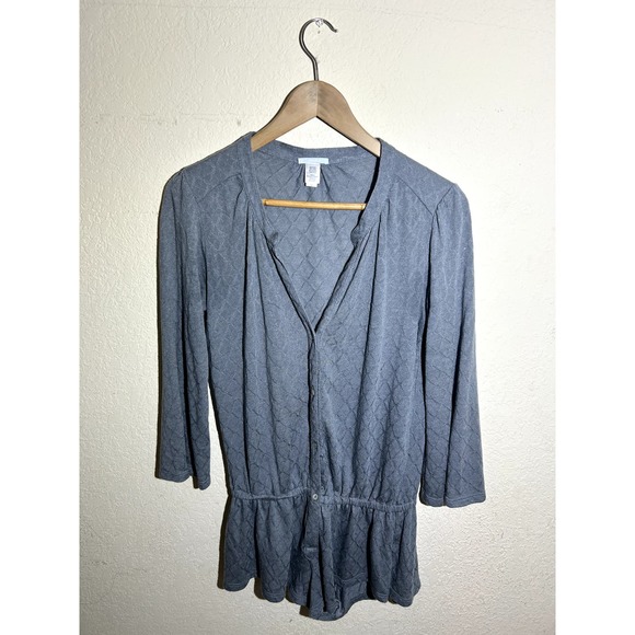 Eberjey Blue Romper Size Small - Picture 1 of 4